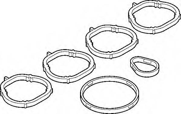 Комплект прокладок, впускний колектор ELRING 375.490