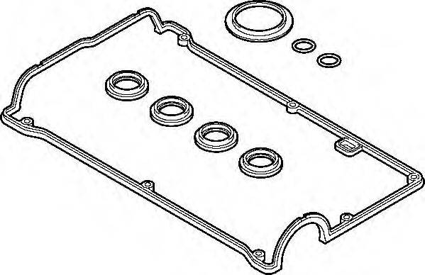 Комплект прокладок, кришка головки циліндра ELRING 722.400