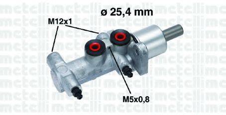 Головний гальмівний циліндр METELLI 05-0766