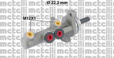 Головний гальмівний циліндр METELLI 05-0833