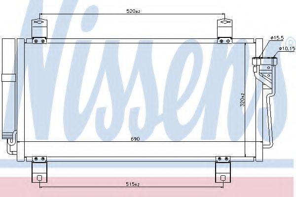 Конденсатор, кондиціонер NISSENS 940032