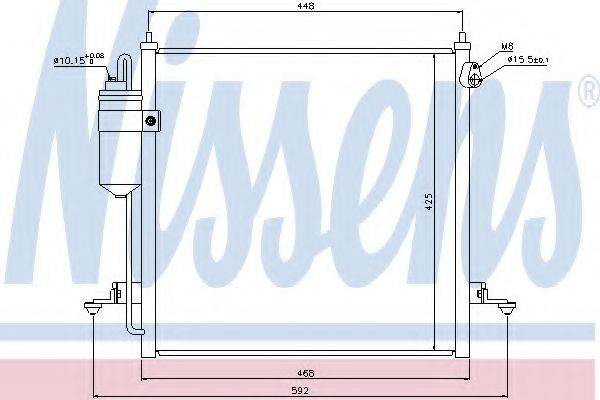 Конденсатор, кондиціонер NISSENS 940068