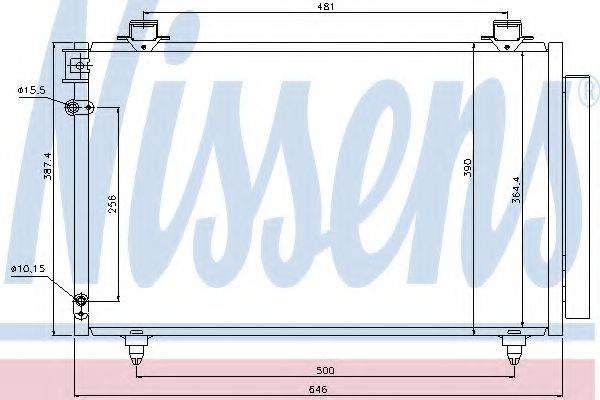 Конденсатор, кондиціонер NISSENS 940081