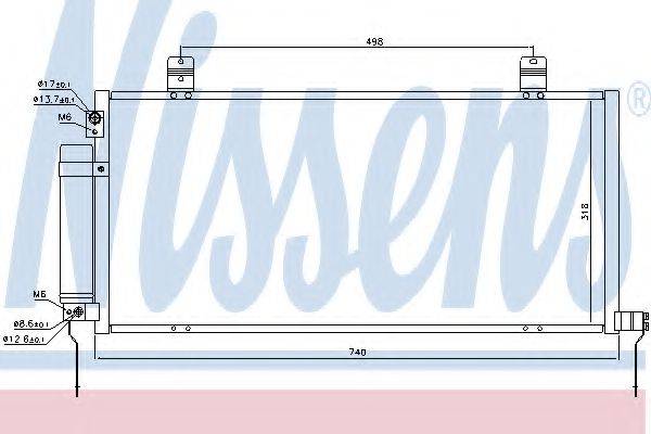 Конденсатор, кондиціонер NISSENS 940164