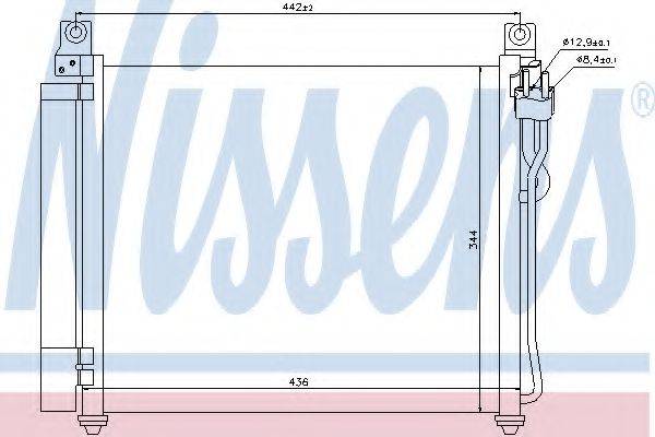 Конденсатор, кондиціонер NISSENS 940172