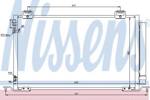 Конденсатор, кондиціонер NISSENS 940283