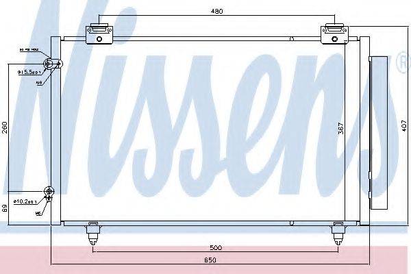 Конденсатор, кондиціонер NISSENS 940299