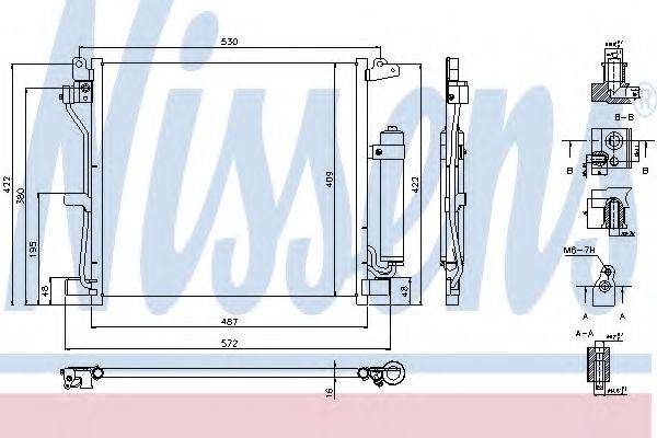 Конденсатор, кондиціонер NISSENS 940337