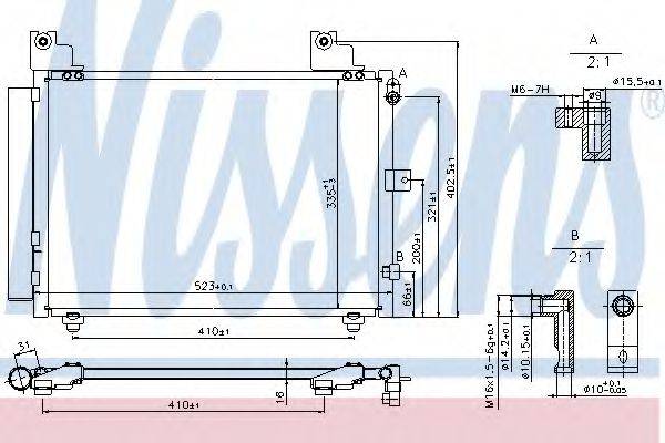 Конденсатор, кондиціонер NISSENS 940359