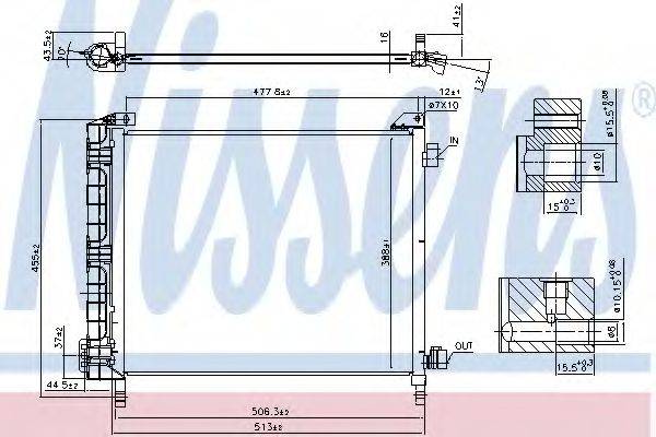 Конденсатор, кондиціонер NISSENS 940372