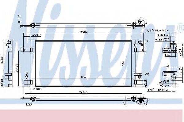 Конденсатор, кондиціонер NISSENS 940376