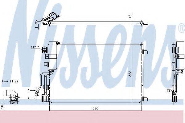 Конденсатор, кондиціонер NISSENS 940417