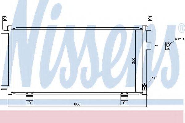 Конденсатор, кондиціонер NISSENS 940437