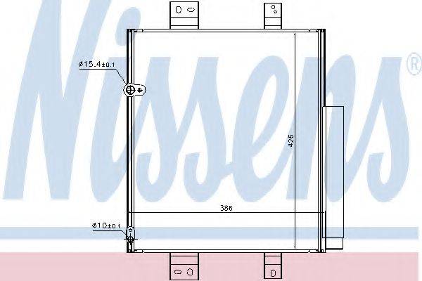 Конденсатор, кондиціонер NISSENS 940492