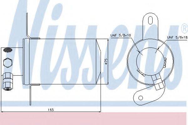 Осушувач, кондиціонер NISSENS 95228