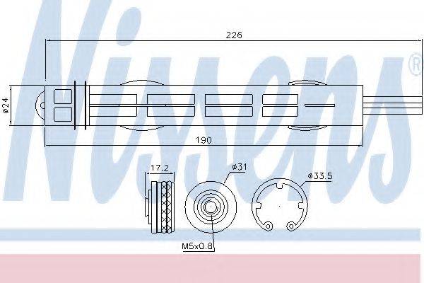 Осушувач, кондиціонер NISSENS 95488