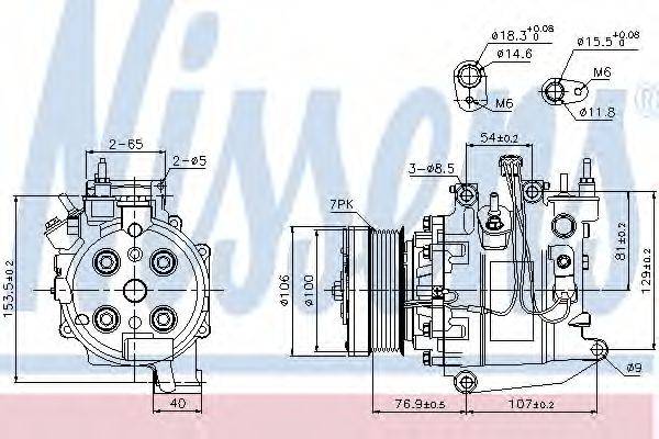 Компресор, кондиціонер NISSENS 89247