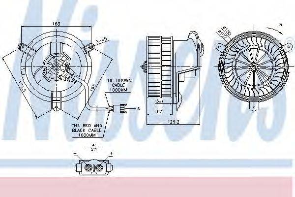 Вентилятор салону NISSENS 87035