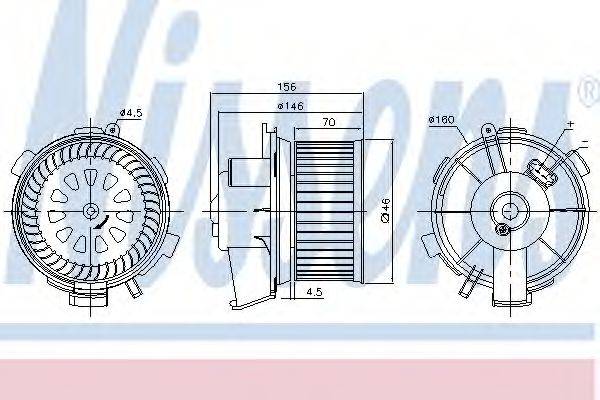 Вентилятор салону NISSENS 87181