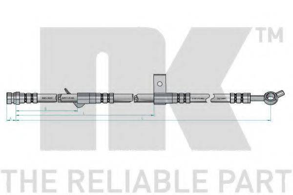 Гальмівний шланг NK 853510