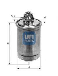 Паливний фільтр UFI 24.424.00