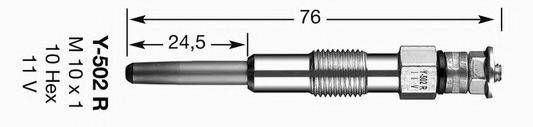 Свічка розжарювання NGK 3852