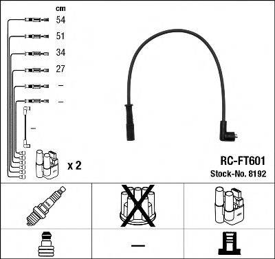 Комплект дротів запалення NGK 8192