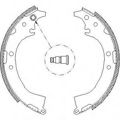 Комплект гальмівних колодок