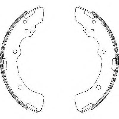 Комплект гальмівних колодок
