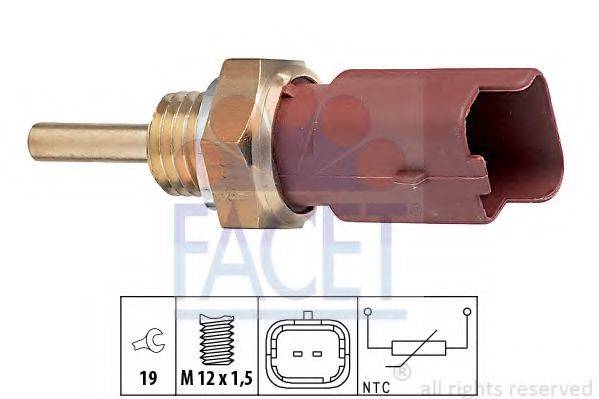 Датчик, температура охолоджуючої рідини FACET 7.3326