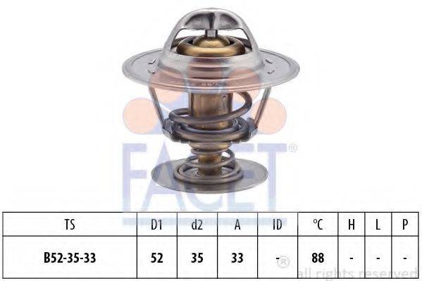 Термостат, що охолоджує рідину FACET 7.8394S