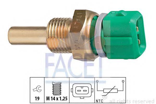 Датчик, температура охолоджуючої рідини FACET 7.3204