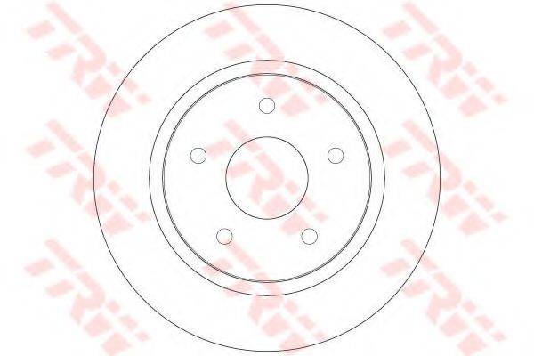 гальмівний диск TRW DF6325