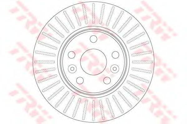 гальмівний диск TRW DF6448