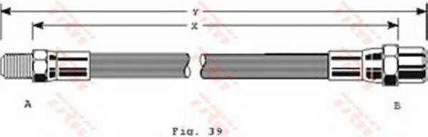 Гальмівний шланг TRW PHB122