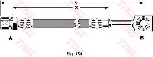 Гальмівний шланг TRW PHD288