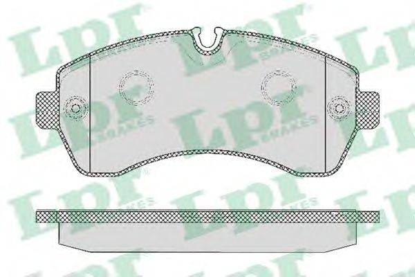 Комплект гальмівних колодок, дискове гальмо LPR 05P1295