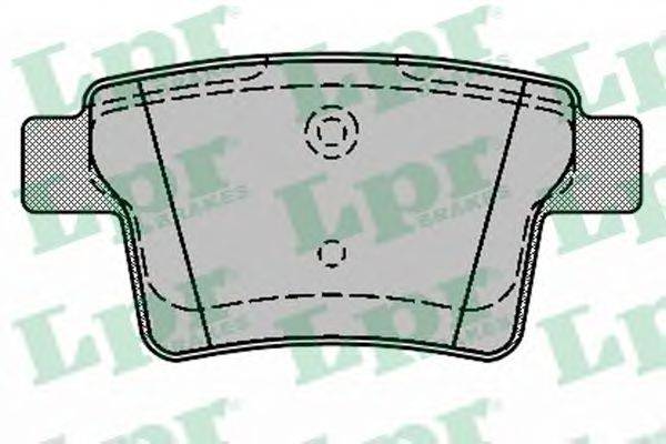 Комплект гальмівних колодок, дискове гальмо LPR 05P1326