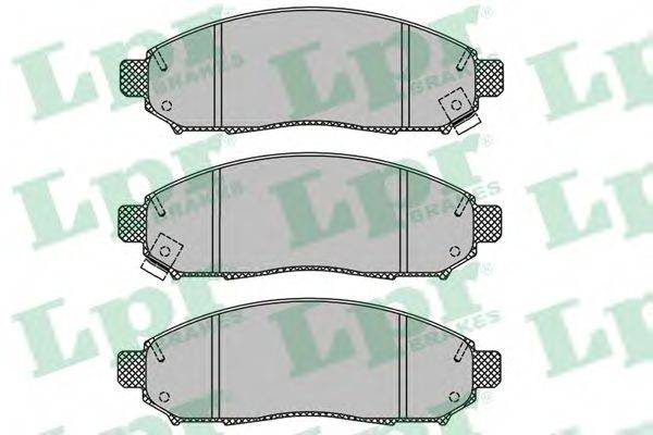 Комплект гальмівних колодок, дискове гальмо LPR 05P1495