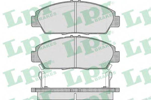 Комплект гальмівних колодок, дискове гальмо LPR 05P567