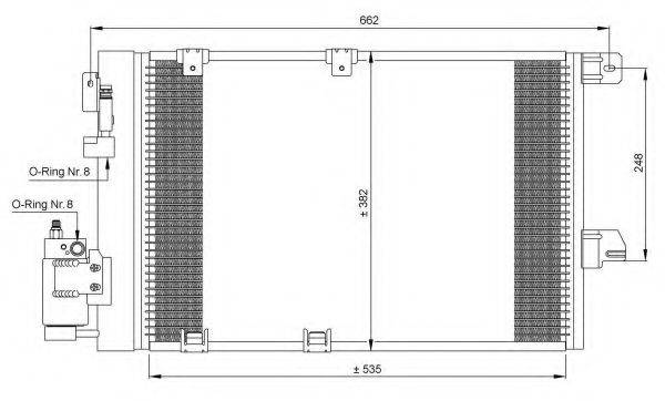 Конденсатор, кондиціонер NRF 35301