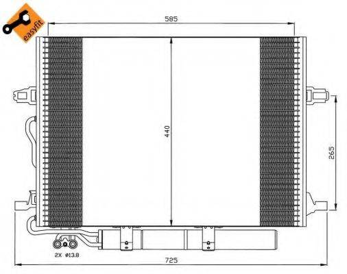 Конденсатор, кондиціонер NRF 35517