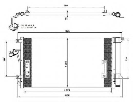 Конденсатор, кондиціонер NRF 35639