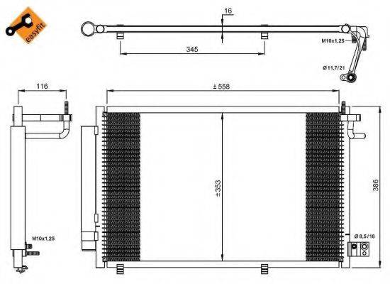 Конденсатор, кондиціонер NRF 35903