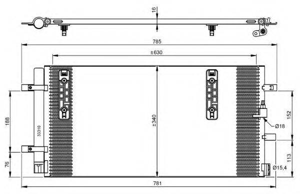 Конденсатор, кондиціонер NRF 35916