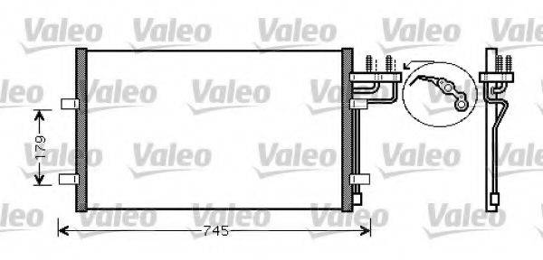 Конденсатор, кондиціонер VALEO 818046