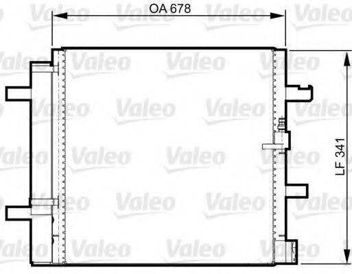 Конденсатор, кондиціонер VALEO 814370