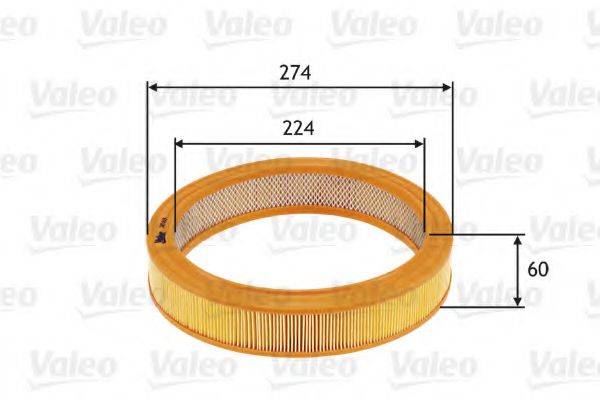 Повітряний фільтр VALEO 585619