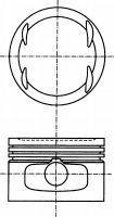 Поршень NURAL 87-124806-00