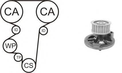 Водяний насос + комплект зубчастого ременя AIRTEX WPK-169601